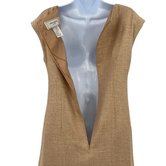 WILLOW GLEN NEW YORK WOMENS TAN DRESS SIZE 4 - Picture 4 of 6